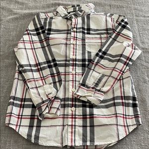 Boys long sleeve button down shirt.